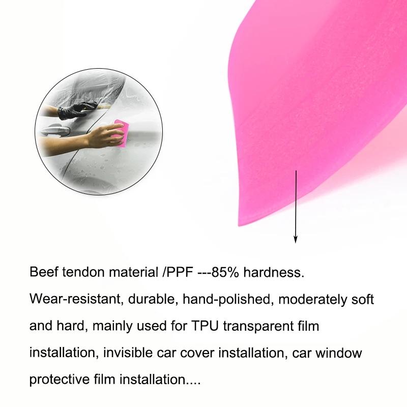 Car Anti-Scratch PVC PPF Squeegee Soft Paint Protection Water Wiper Blade with Color-Changing FeatureScraper