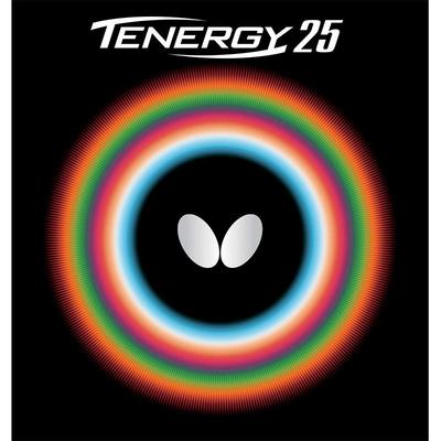 Butterfly Stolní tenis Guma Tenergy 25 Back Soft Tension 05810 Černá Extra silná (Roztočit)