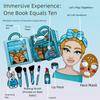 Interactive Nail Shop Quiet Book Creative Makeup Quiet Book DIY Dress Up Toy  Educational Toy