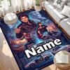 Custom Name Personalized Knight Rider Print Carpet, Versatile Home Decor Rug, for Playroom, Apartment, Balcony, Entryway, Hallway Gift