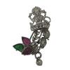 RSINC Moti Estilizado con Cuentas Maravillosa Joyería Marathi Nath/Anillo de Nariz para Mujeres/Niñas (Presiona sobre Nath) Tamaño- 3 Cm |D1
