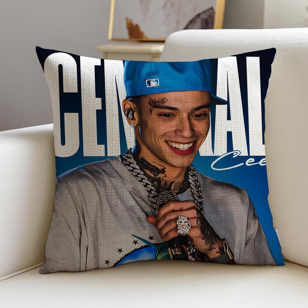 Urban CCentral CeeS Cushion Cover Breathable and Skinfriendly Linen Pillowcase Square Removable and Washable Cushion