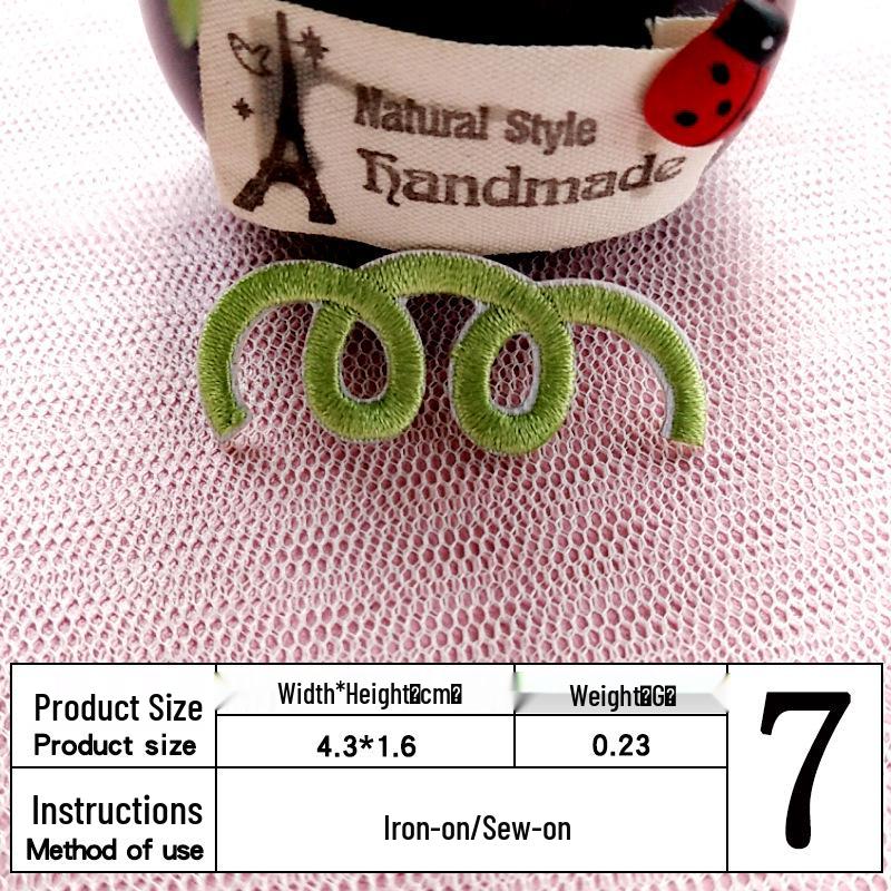 In Stock: Cute Mini Star Embroidery Patch for Clothing Decoration