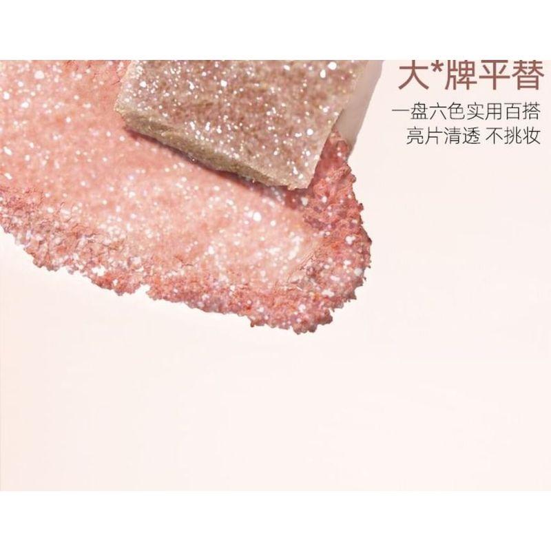 GELLA'S - 5 Colors Glaze Dream Eyeshadow Palette - F01