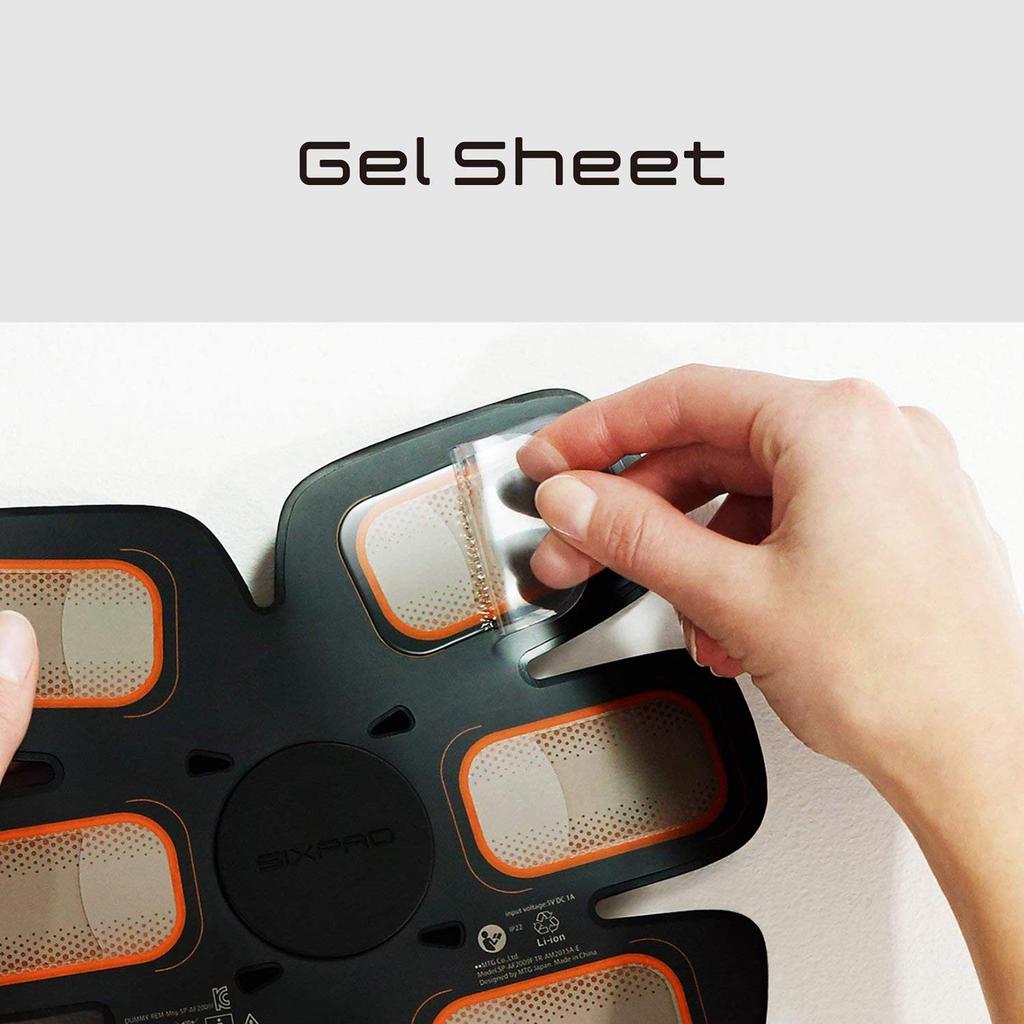 MTG SIXPAD Abs Fit 2 High Conductivity Gel Sheets Fit Manufacturer (Abs 2) [Genuine Product]
