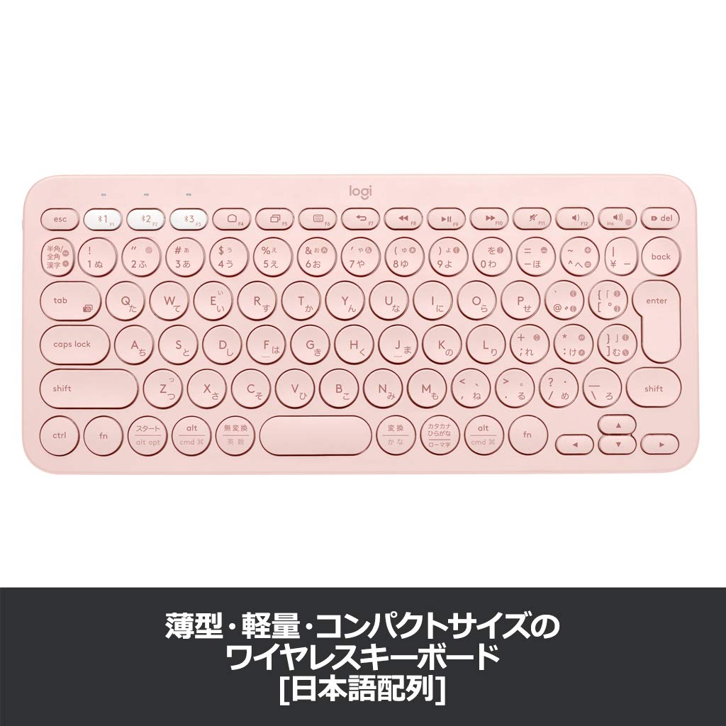 Bezdrátová klávesnice Logitech, tenká a malá bezdrátová klávesnice K380RO, Bluetooth, bezdrátová, Windows, Mac, iOS, Android, Chrome, K380