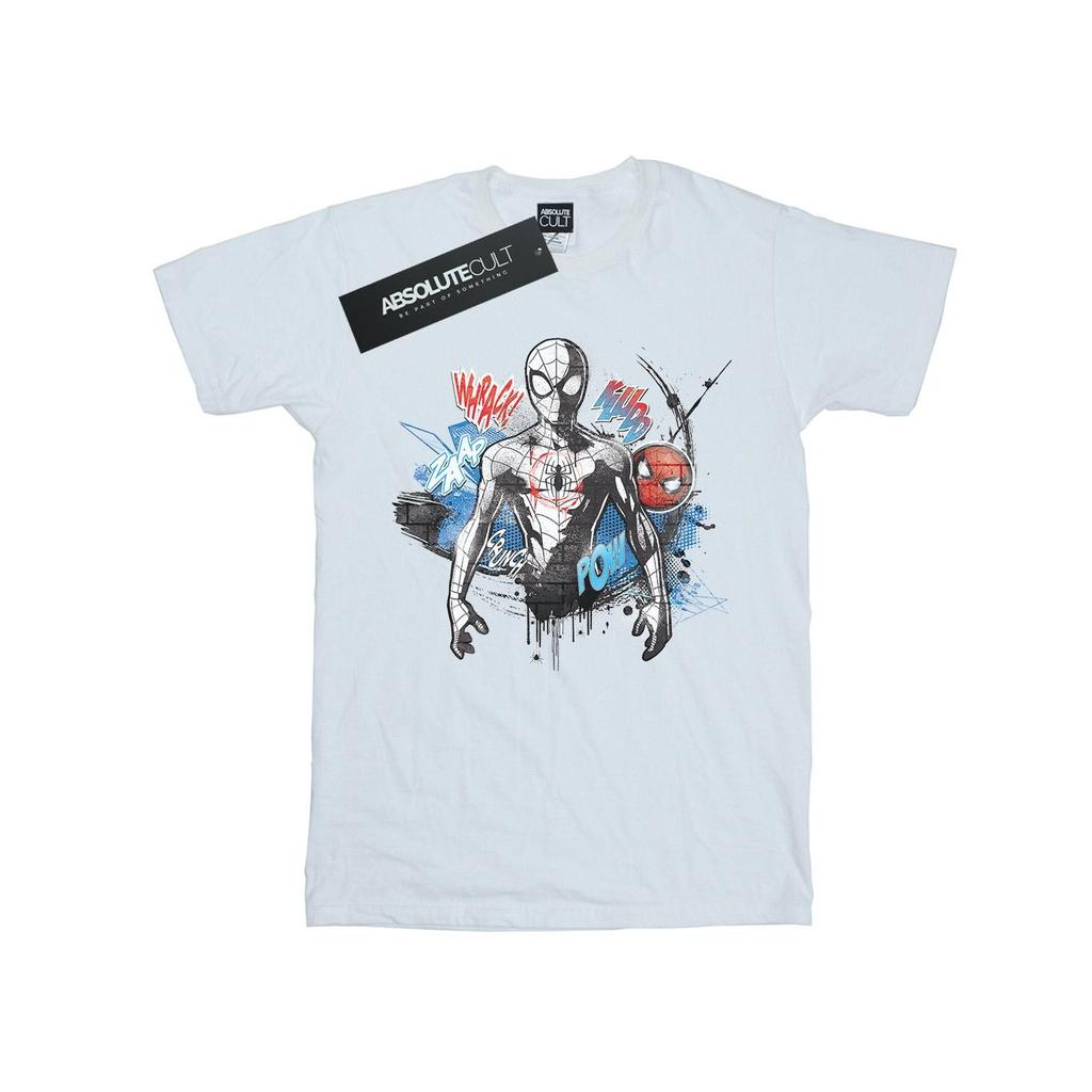 Marvel Mens Spider-Man Graffiti Pose T-Shirt