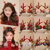 2024 Christmas Reindeer Headwear: Cute Deer Hair Clips & Accessories for Kids