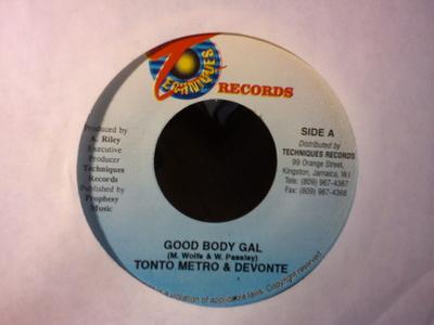 7inch Record TANTO METRO & DEVONTE - Good Body Gal None Techniques Reco Jamaica Reggae, Ska & Dub Used