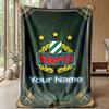 Personalisierbare Flanell-Kuscheldecke, Leichte Gemütliche Bett-Sofadecke Rapid Wien FC