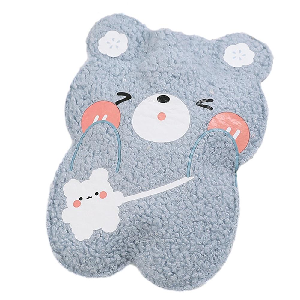 Mini Water Warmer Cartoon Plush Bear Hot Water Bottle Water Filling Bear Flannel Portable Student Hand Warmer Cute