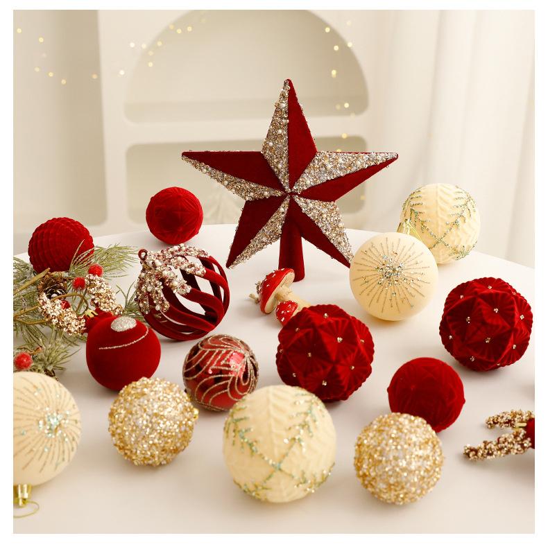 Plastic Painted Ball Christmas Tree Ornament DIY Crafts New Year Christmas Balls Pendant Hanging Ornament Gifts Boxes Party Deco