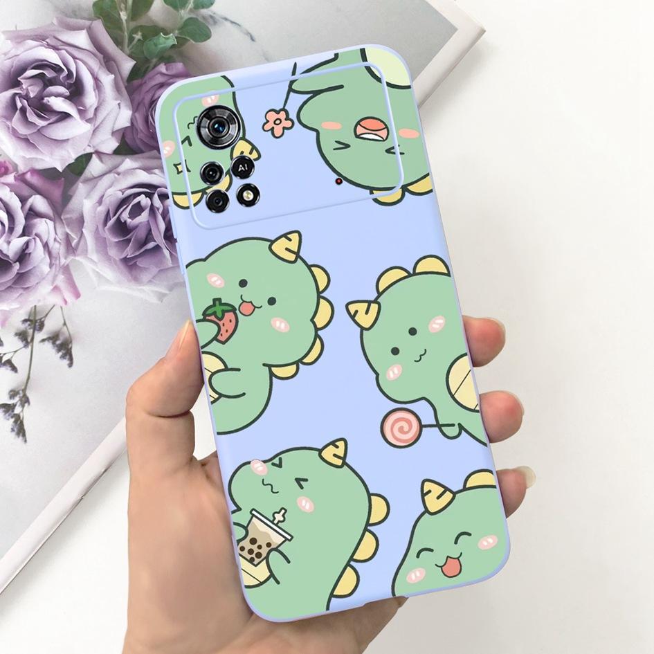 For Xiaomi Poco X4 Pro 5G Case Cute Astronaut Shockproof Silicone Soft Funda Phone Cover For Xiomi Poco X4 Pro Protective Bumper