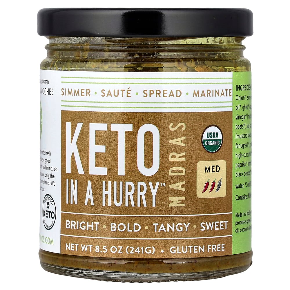 iHerb Pure Indian Foods Madras Keto in a Hurry Medium, 241g (8.5oz) 241g - 1 ea