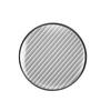 Car 5D Carbon Fiber High Brightness Print Coaster, PVC Rubber Anti-slip Pad Car Cup Holder Mat, For Car Interior Decoration