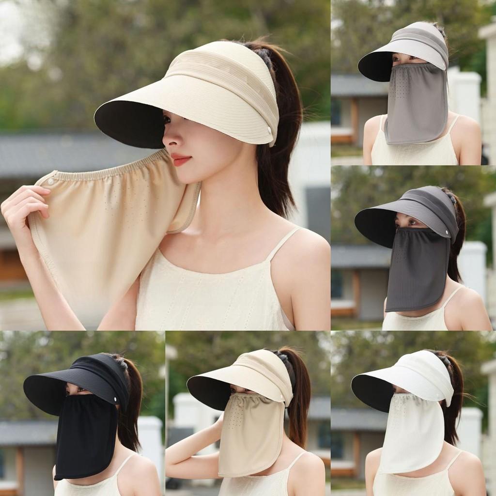 Summer Outdoor Sun Hat With Removable Face Shield For Women Lightweight Uv Protection