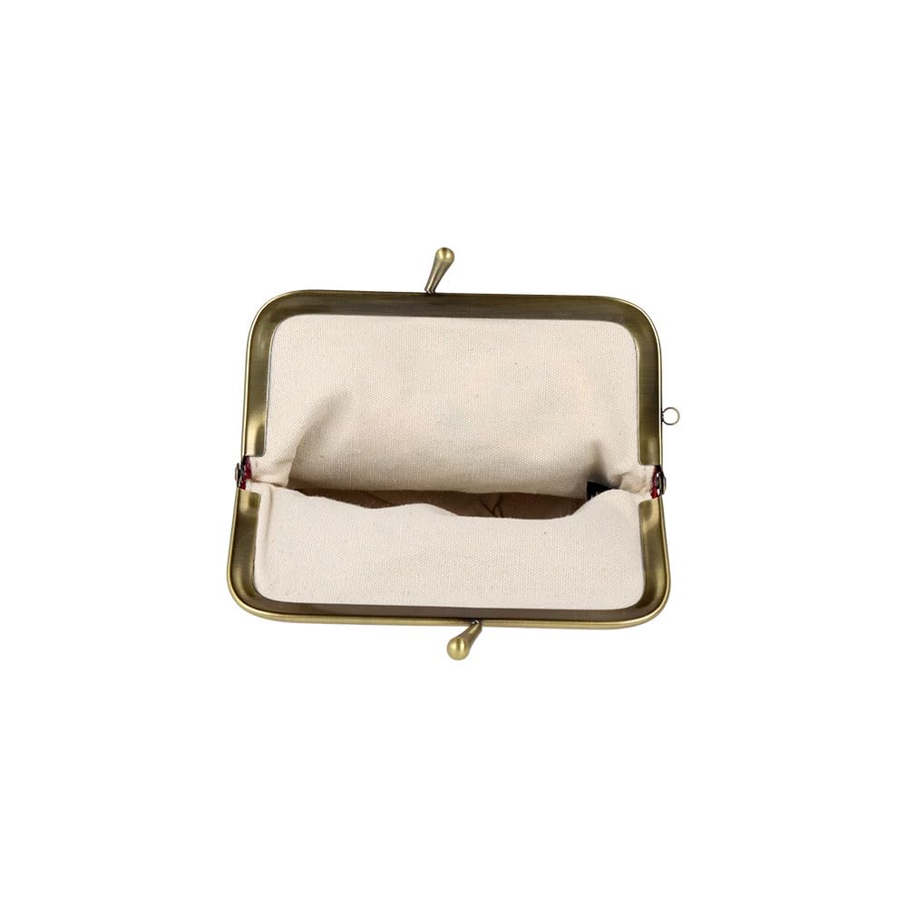 Stationery Little My Moomin Goods Mini Pouch with Clasp Closure and Tatami Little My S2337630 Sun-Star Embroidery,