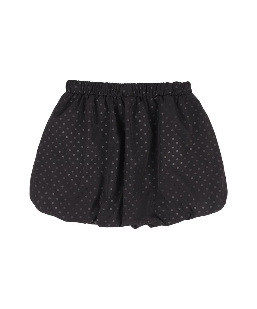 Fancy Club Dot Balloon Mini Skirt (Black)_F25Qd895