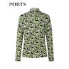Ports Women's Autumn/Winter Knitted Long-Sleeve Round Neck Pullover