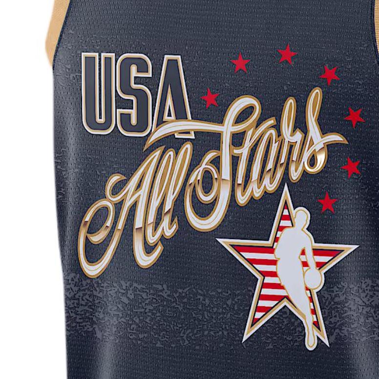 Jordan NBA All-Star 2026 Partita Dri-FIT Swingman Stephen Curry 30 Asciugatura Rapida Girocollo Senza Maniche Maglia da Basket Maglia Uomo IZ4393-420