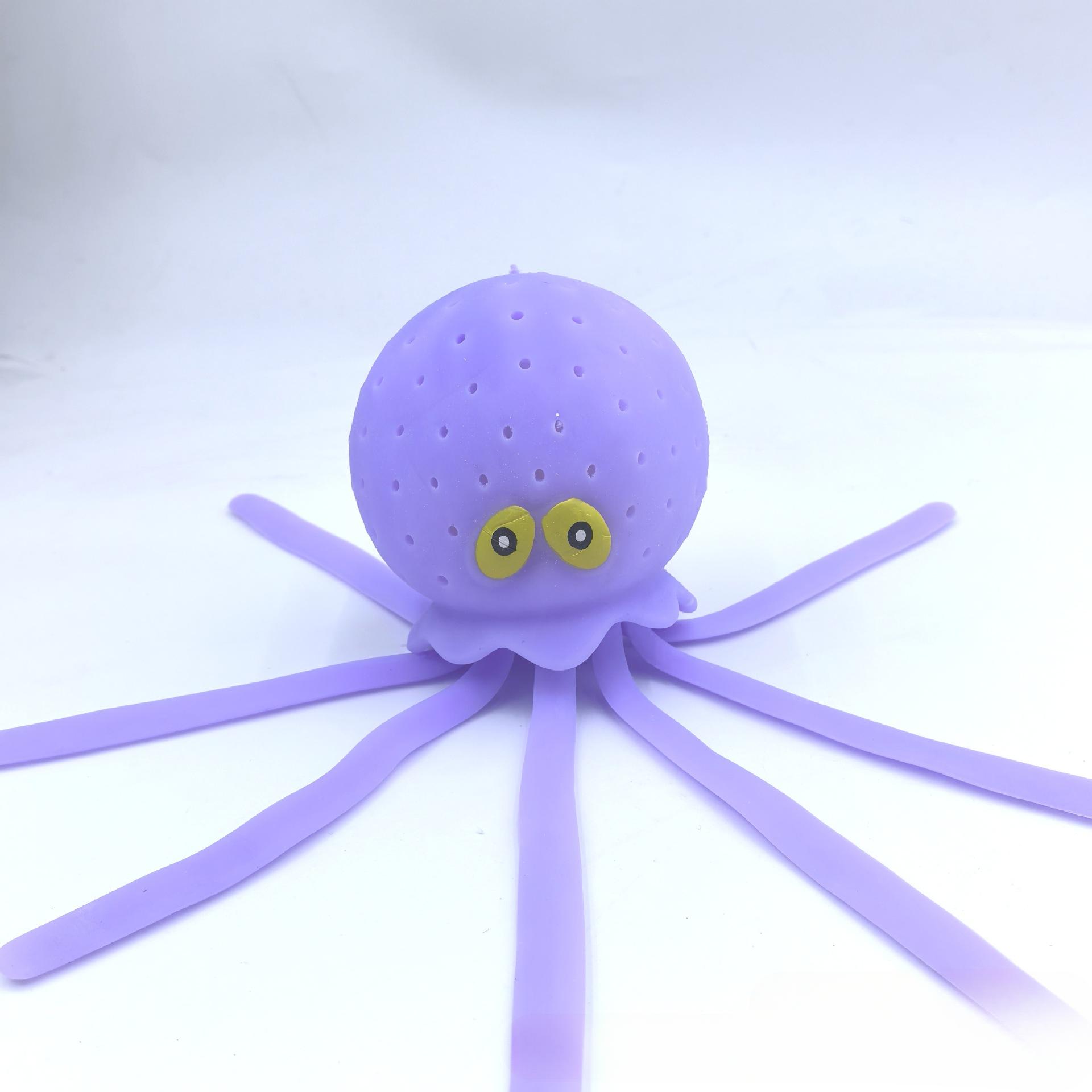 

Мягкий набор игрушек «Осьминог» для детей — идеально подходит для ванны, бассейна, пляжа; Отлично подходит для отдыха и игр. Stress relieving toys фиолетовый