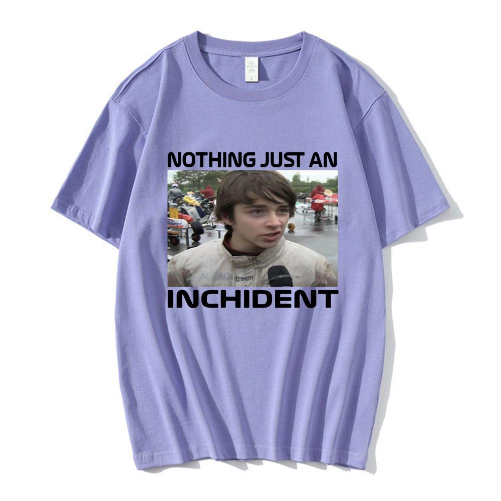 Customization Charles Leclerc Nothing Just An Inchident Interview T Shirt Unisex Vintage Oversized Short Sleeve Tee Shirt Casual Co