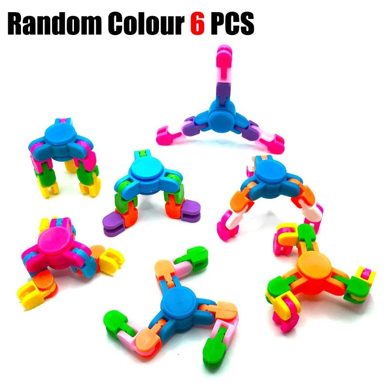 Non-Toxic Variety Fingertip Gyro Parent-Child Games Four-Link Bicycle Chain Top Decompression Toy Fidget Spinner Desk Toy
