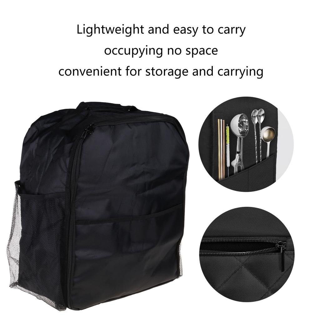 Black Dust Cover for Ice Cream Maker Delicate Ice Cream Maker Dust Cover Compatible for Ninja Ice Cream Maker Machine