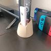 2-Hole Remote Control Holder – Practical Desktop Organizer for TV, Air Conditioner, Lamp, Saving Space, Durable and Convenient
