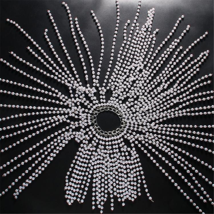 Pearls Tassels Headpiece Head Chain Hat Stylish Hair Embellishment for Gathering
