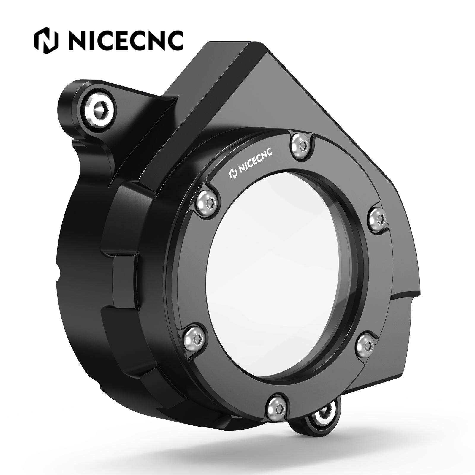 

NICECNC Прозрачный защитный кожух ременного шкива двигателя для Surron Light Bee X S L1E Для Segway X160 X260 Электро-кроссовый мотоцикл 2024 2025 чёрный