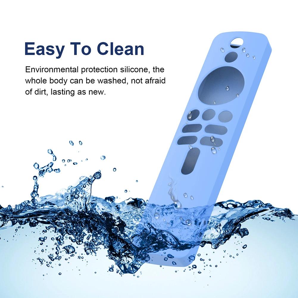 Housse de Protection en Silicone Housse de Protection pour Télécommande avec Cordon Accessoires Antichoc pour Xiaomi 4K TV MiBoX 2ème Génération