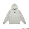 Unisex FOG Icon Double-Line Hoodie Cotton Warm Fleece Lined Crewneck Sweatshirt Winter Streetwear