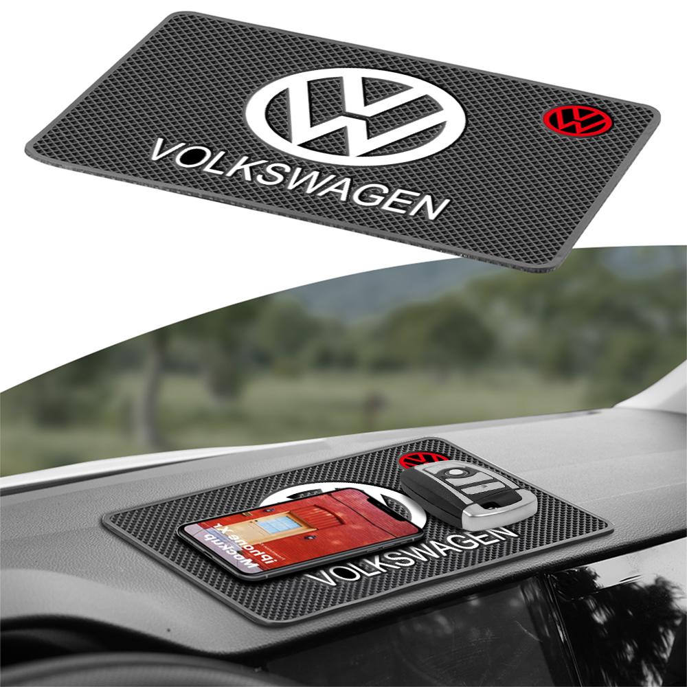 2026 Hot For VW VOLKSWAGEN Car Dashboard Sticky Anti-Slip PVC Mat Silicone Storage For Volkswagen VW Golf Polo Beetle CC  Passat