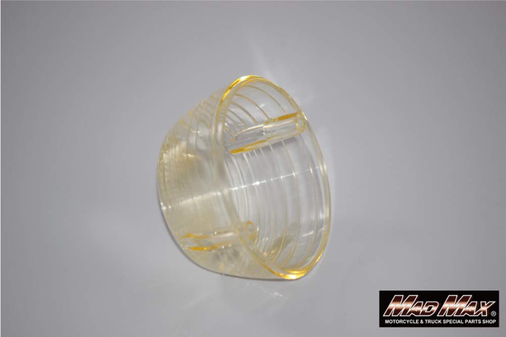 MADMAX Yellow Turn Signal Lenses for Honda Set of 4 CB400F/CB750Four,