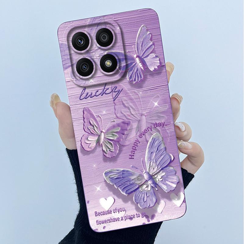 Hülle Für Honor X8a 4G X8b X8 4G Hülle Panda Süße Mädchen Katzen Flüssig Stoßfest Weicher Stoßfänger Für Honor X 8a X 8b Rückseite