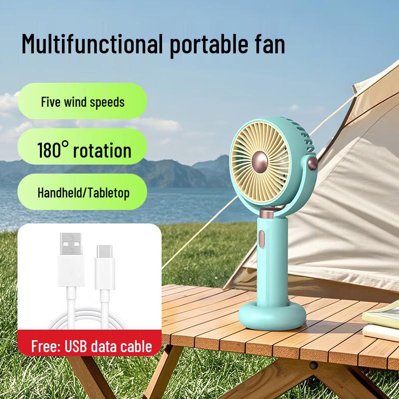 Adjustable Portable Handheld Desk Fan