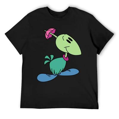 Tiny Toons Gogo Dodo T-Shirt Blanks Graphic T Shirts Plus Size Clothes Heavyweights Mens Graphic T-shirts Anime