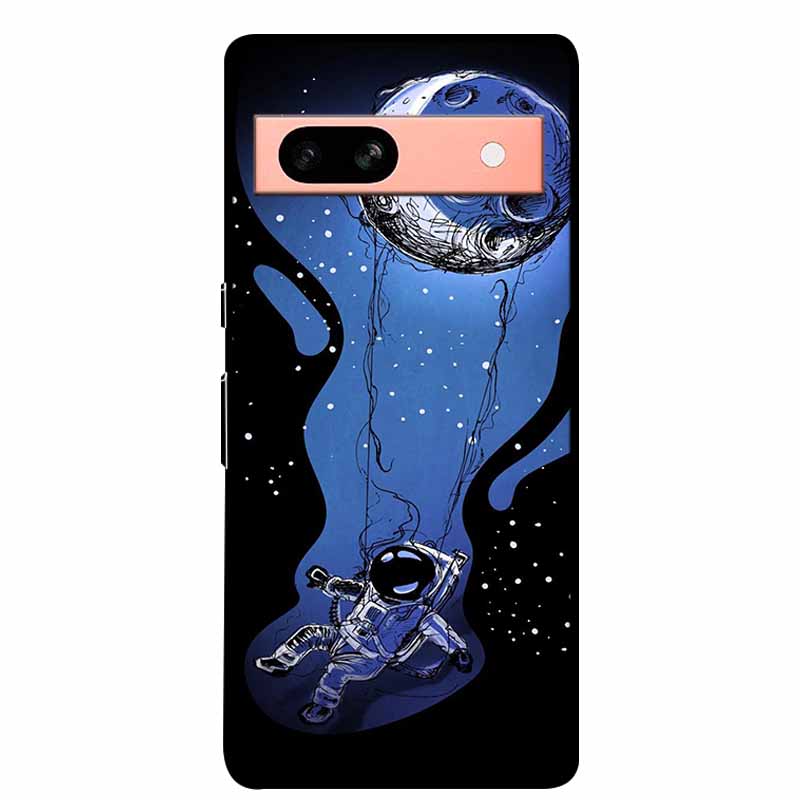 Per Google Pixel 7a 5G Custodia 6.1" Cover Fiori Bordo Nero Silicone TPU Morbida Cover Posteriore Per Google Pixel7a 2023 Custodia Telefono Fundas