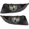 Fog Lamp Set for Skoda Rapid (Pair) BLACK 2011-2023 | Halogen