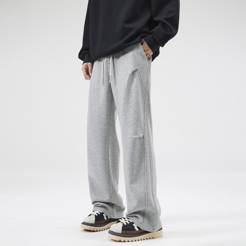 LKTM Мужские спортивные штаны из бархата с заклепками - Модные американские свободные повседневные брюки 2XL