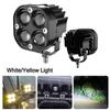 NEW White/Yellow Light Motorbike Spotlight Waterproof Aluminum Alloy Car Lighting DRL Light Motorcycle Accessories