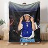 1pc 2PacHip Hop Blanket Soft Lightweight All Season Multi Purpose Throw for Sofa, Bed, Office & Picnics, French Style with Iconic Album Art & Quotes
