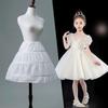 Lace Children Petticoat Elastic Waist Cosplay Crinoline Underskirt  Girls