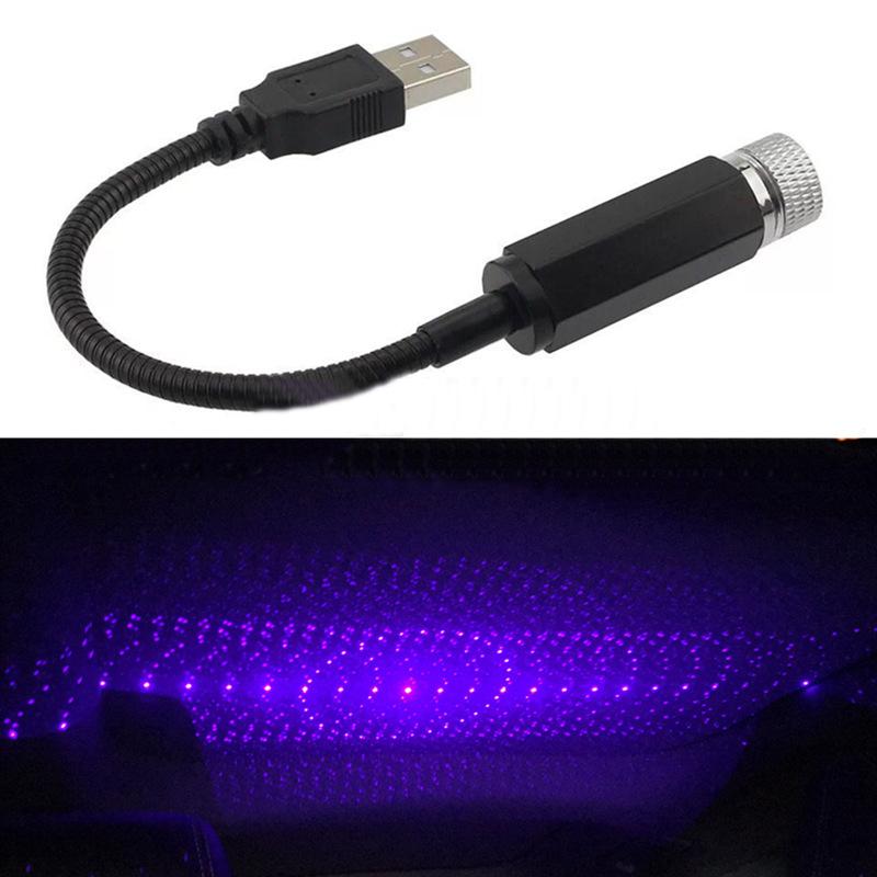 USB Auto Projektor LED Sternenhimmel Projektor Licht Romantisches Autozubehör Innenraum Dekoration Autodach Himmel Sternenlicht