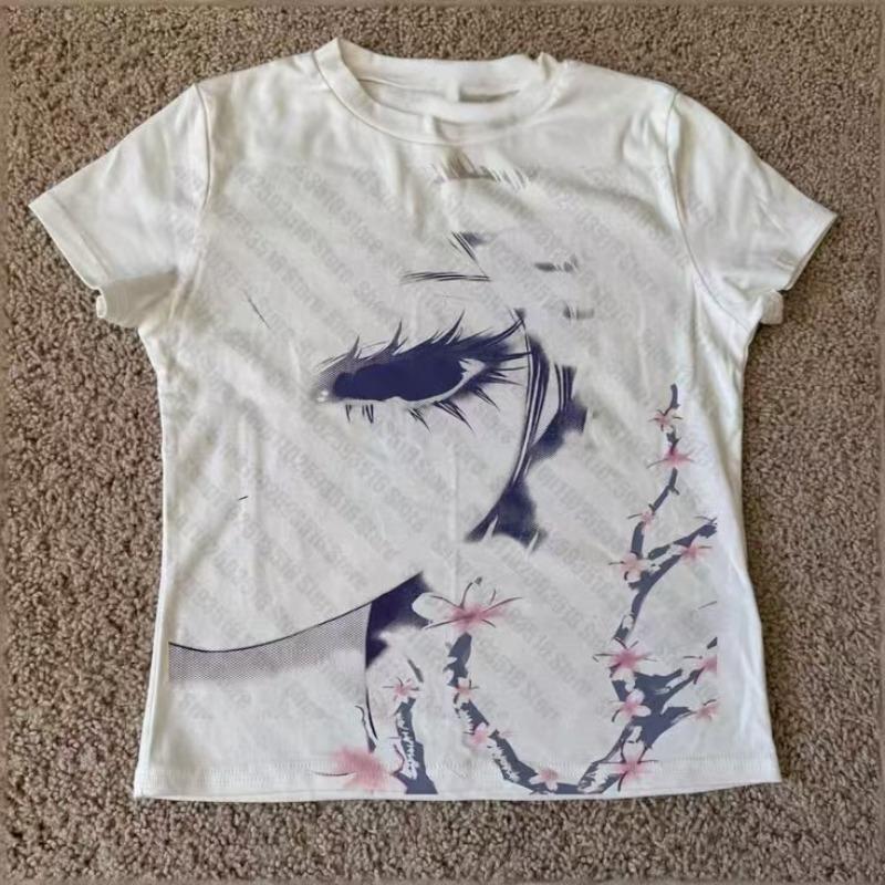 VAYLA Woman Clothing Kawaii Star Girl Y2k Top Emo Women's Cropped  Tops 90s Vintage Clothes for Women Spring Woman Kpop Goth