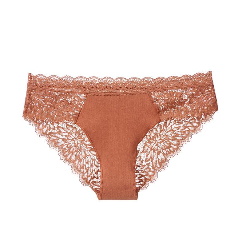 Sexy Women Lace Underwear High Wasited Panties Fashion Seamless French Hollow Panties Bikini Briefs