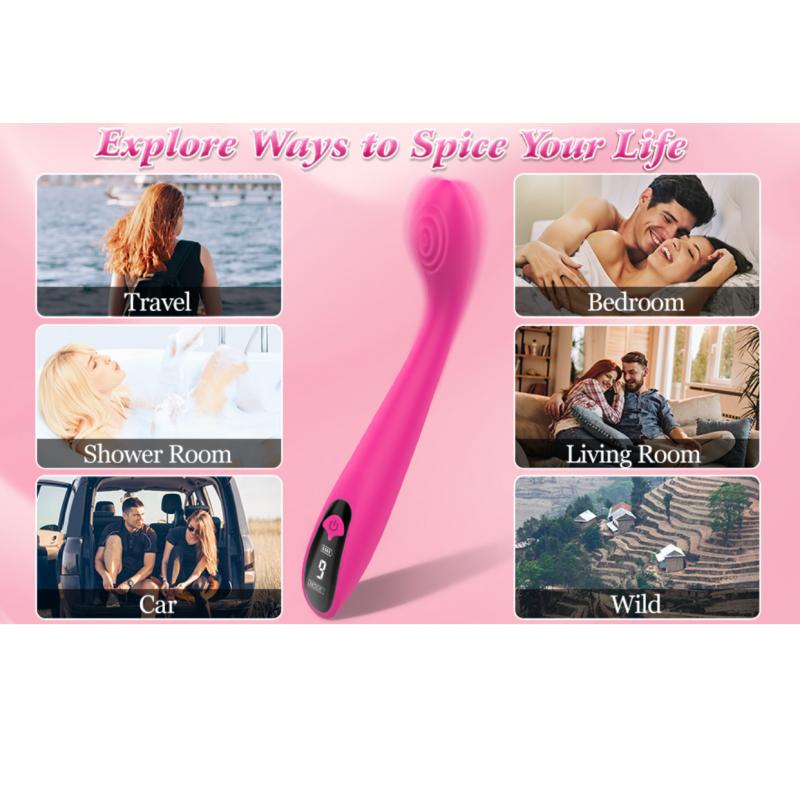 Sex Toys G Spot Vibrator Clitoral Stimulator Tits Anal Toy Dildo for Women Couples Sex Toys with LCD Display Waterproof Wand Massager Adult Sex Toys
