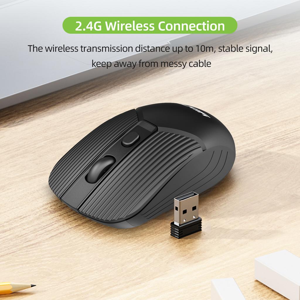 YWYT G862 2.4G Kablosuz Fare 3 vitesli Ayarlanabilir DPI Ergonomik Tasarım Masaüstü için Tak ve Çalıştır