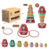 Children's Educational Stacking Toy with Cartoon Animal Patterns - 6 & 8 Layer Options